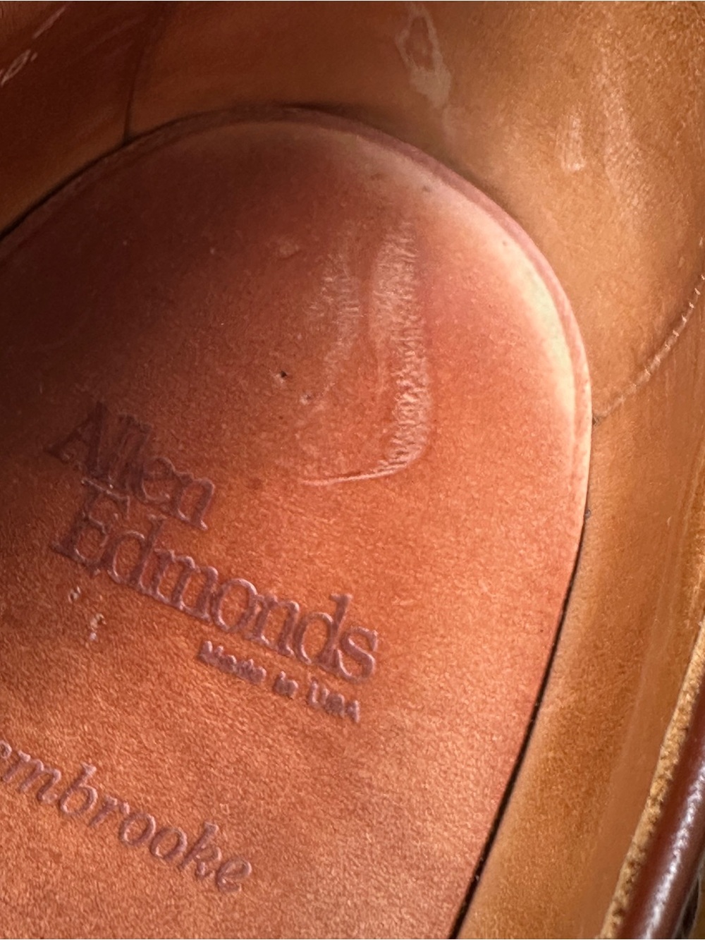 Allen Edmonds  Pembrooke Vintage Tassel Leather Loafers |Cognac~12 - Picture 9 of 9